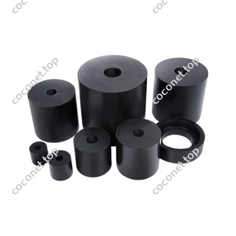 Rubber shock absorber block