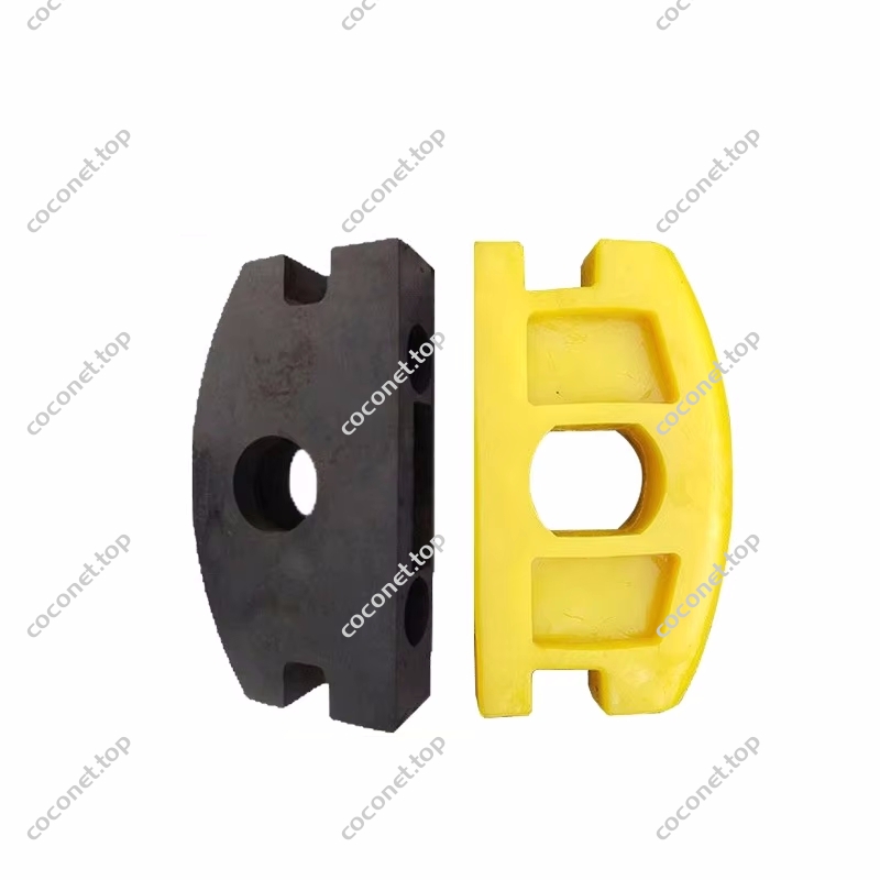 Customized mining car collision head rubber buffer block anti-collision block